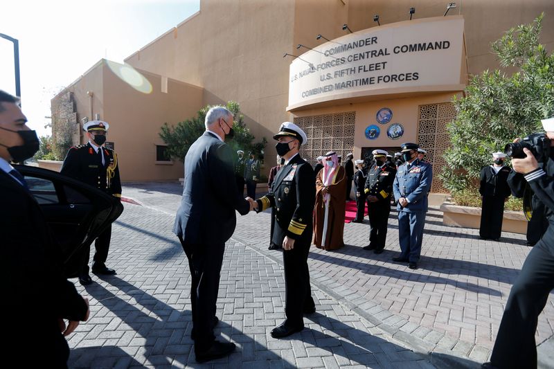 Israel defence minister visits U.S. Navy base in Bahrain