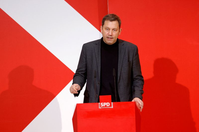 FILE PHOTO: The co-leader of Germany’s Social Democratic (SPD) party,