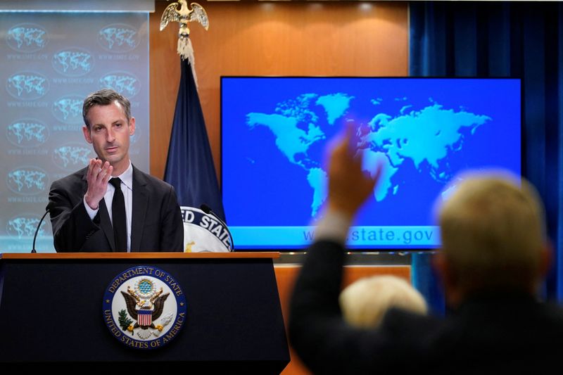 U.S. State Department holds a press briefing with Spokesperson Ned