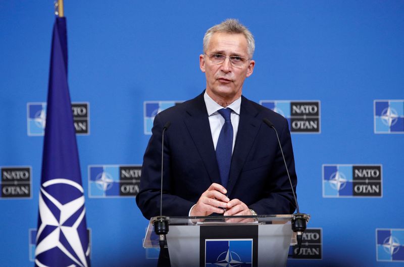 NATO Secretary General Stoltenberg and Polish President Duda hold joint