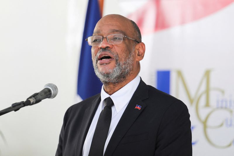 FILE PHOTO: Haitian Prime Minister Ariel Henry inaugurated as Minister