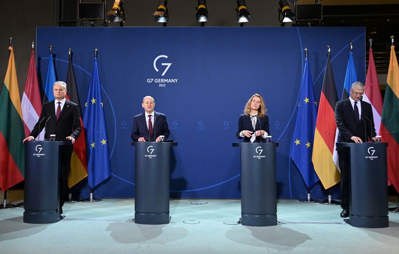 Germany’s Scholz meets with Baltic leaders on Ukraine crisis