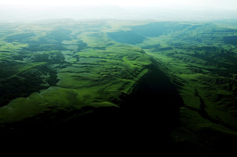 FILE PHOTO: Aerial view of the Gran Sabana, the high