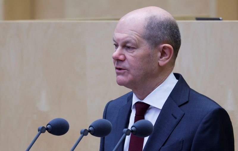 Inaugural speech of German Chancellor Scholz at Bundesrat in Berlin