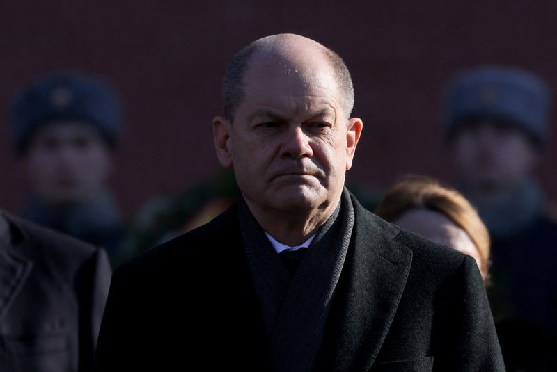 FILE PHOTO: FILE PHOTO: German Chancellor Scholz takes part in