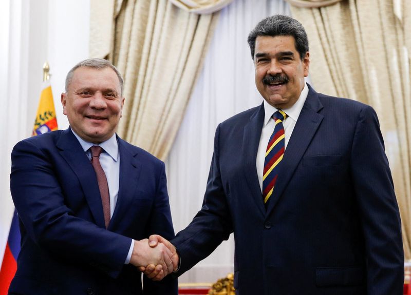 Venezuela’s President Nicolas Maduro and Russian Deputy Prime Minister Yuri