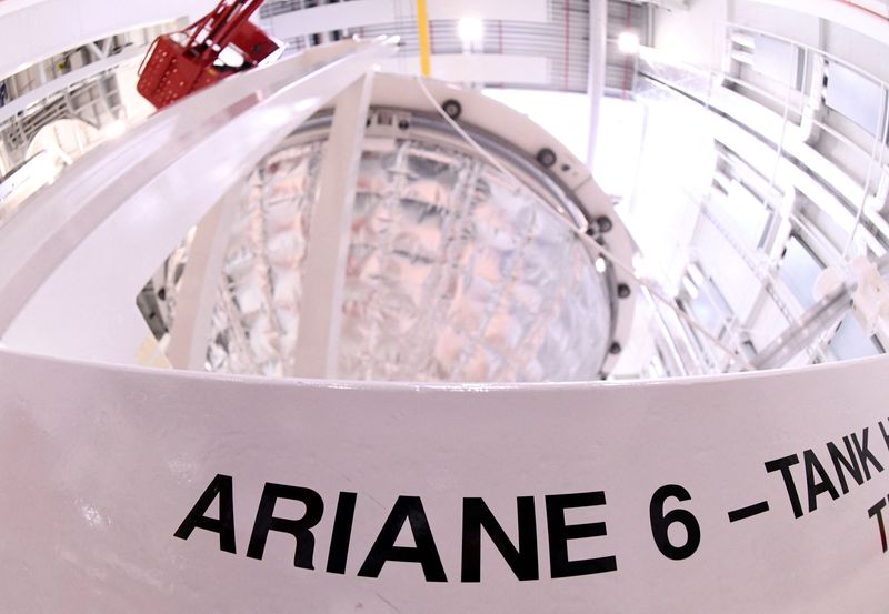FILE PHOTO: A tank of Ariane 6, Europe’s next-generation space