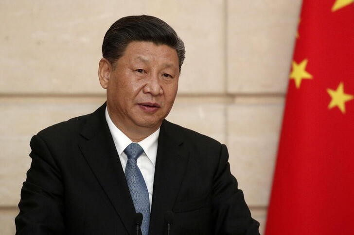 FILE PHOTO: Chinese President Xi Jinping in Paris