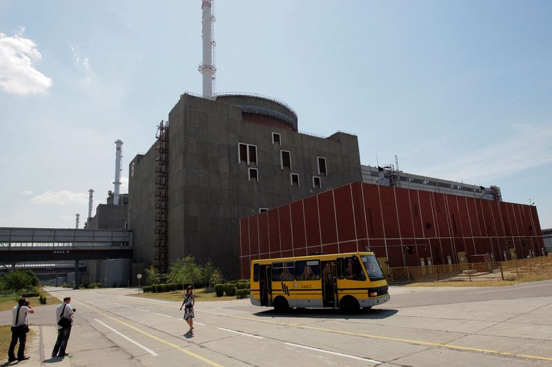 FILE PHOTO: File photo of the Zaporizhzhia nuclear power station