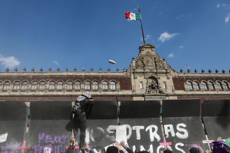 International Women’s Day demonstration in Mexico City