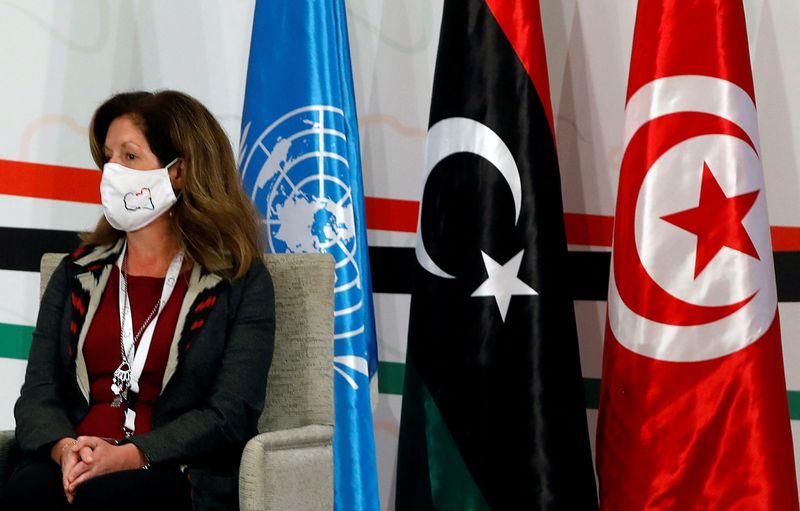 FILE PHOTO: Libyan negotiators meet in Tunis to prepare for