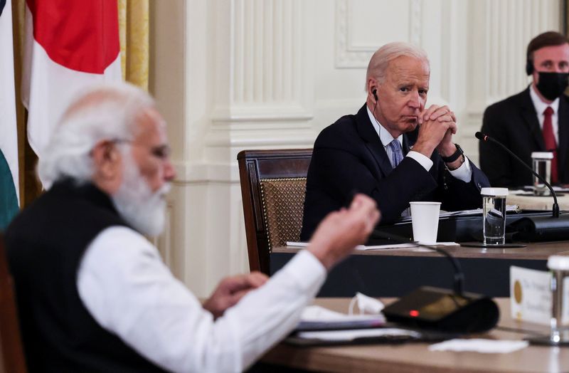 U.S. President Biden hosts ‘Quad nations’ meeting at the Leaders’