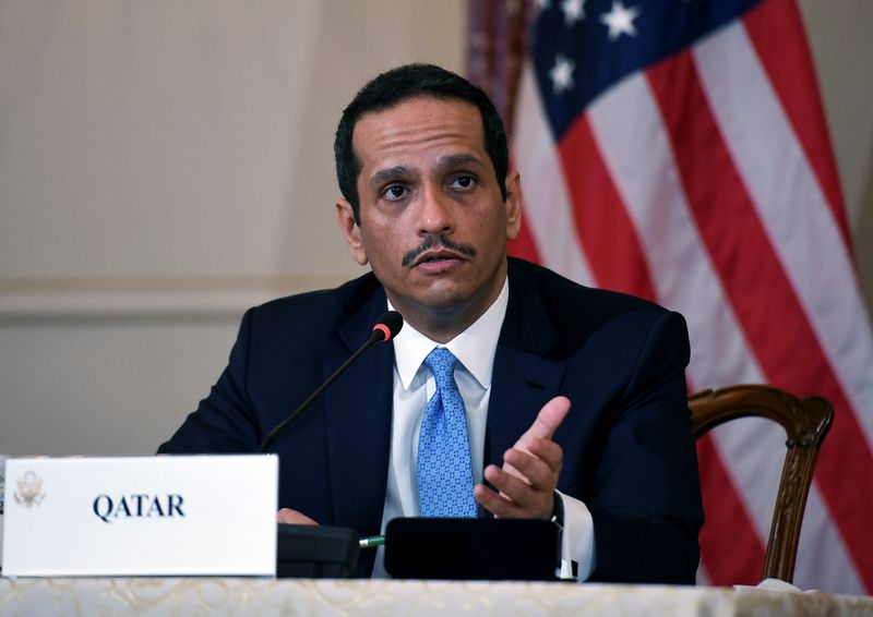 US Secretary of State Antony J. Blinken meets with Qatari