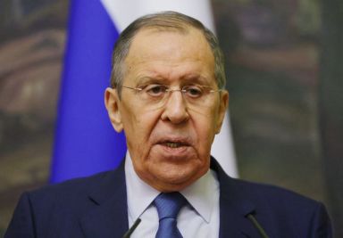 Russian Foreign Minister Sergei Lavrov meets with Qatari Deputy Prime