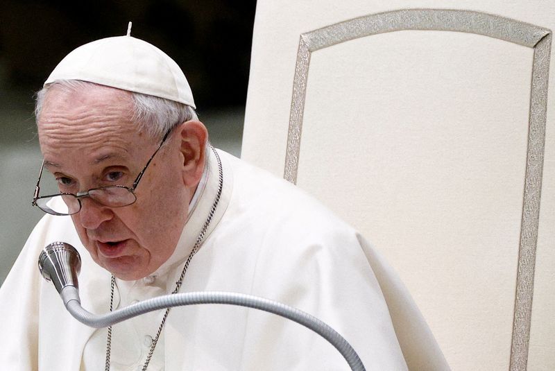 FILE PHOTO: FILE PHOTO: Pope Francis holds weekly general audience