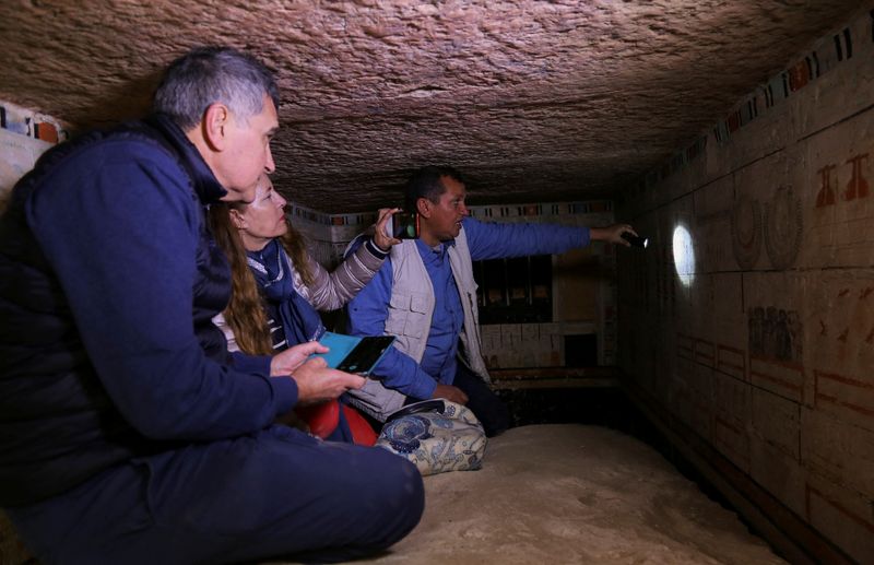 Five ancient tombs uncovered in Egypt’s Saqqara