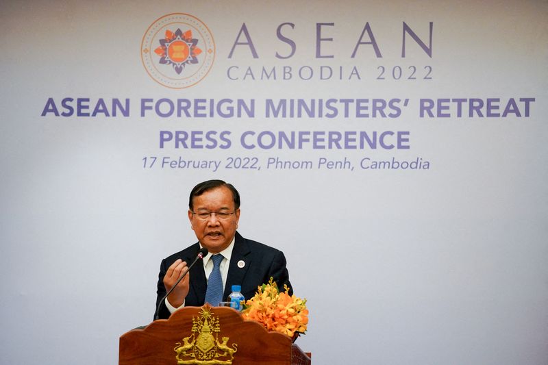 FILE PHOTO: ASEAN foreign ministers meet in Phnom Penh