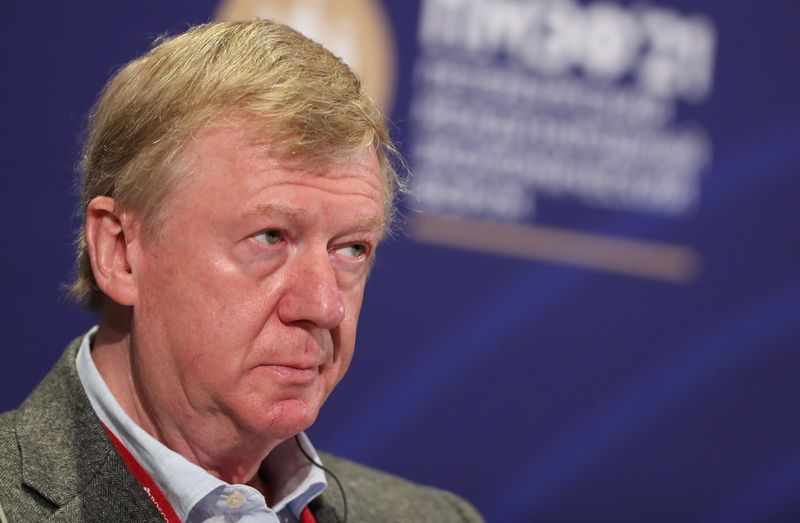FILE PHOTO: Anatoly Chubais, special representative of Russian President for