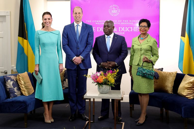 Britain’s Prince William and Catherine, Duchess of Cambridge, visit Bahamas