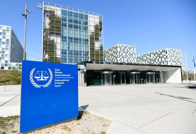 FILE PHOTO: An exterior view of the International Criminal Court