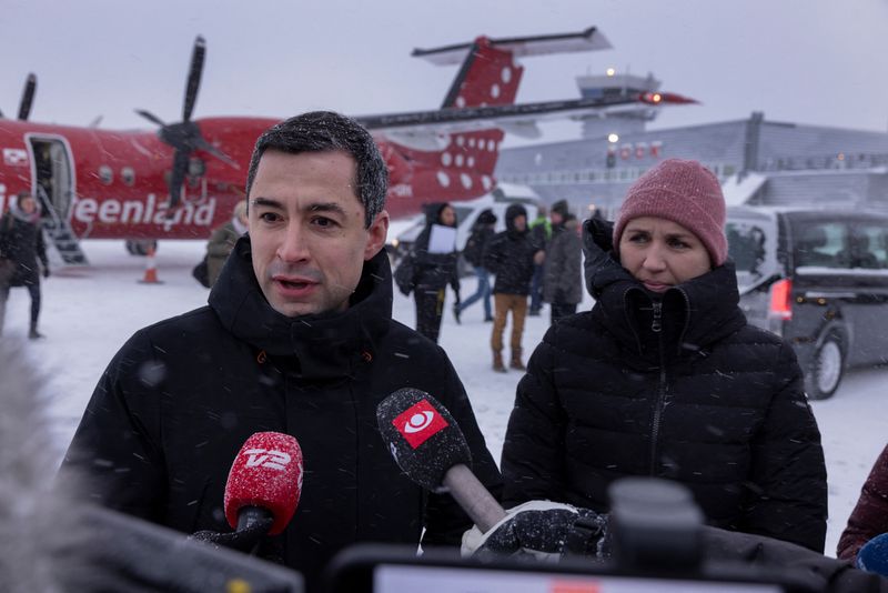 FILE PHOTO: Denmark’s Prime Minister Mette Frederiksen visits Greenland