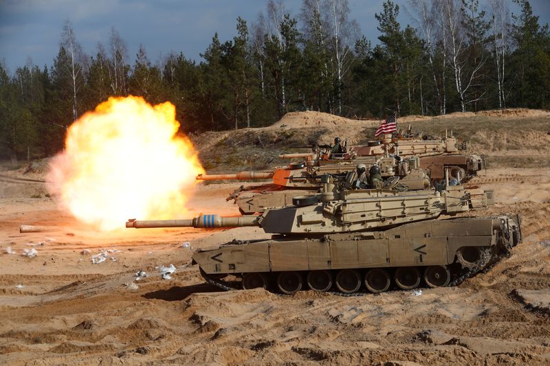 FILE PHOTO: NATO enhanced Forward Presence battle group military exercise