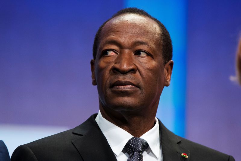 FILE PHOTO: President of Burkina Faso, Blaise Compaore, in New