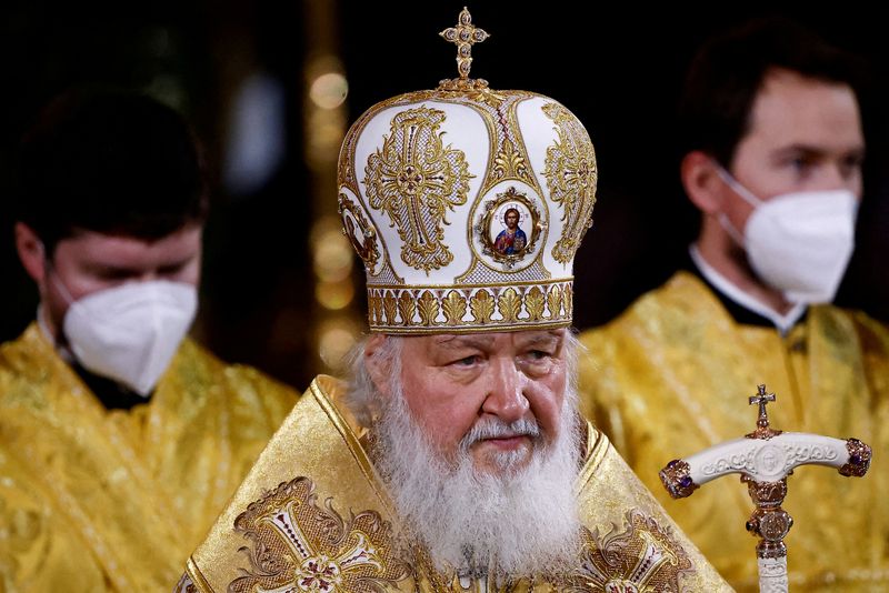 FILE PHOTO: Orthodox Christmas service at the Cathedral of Christ