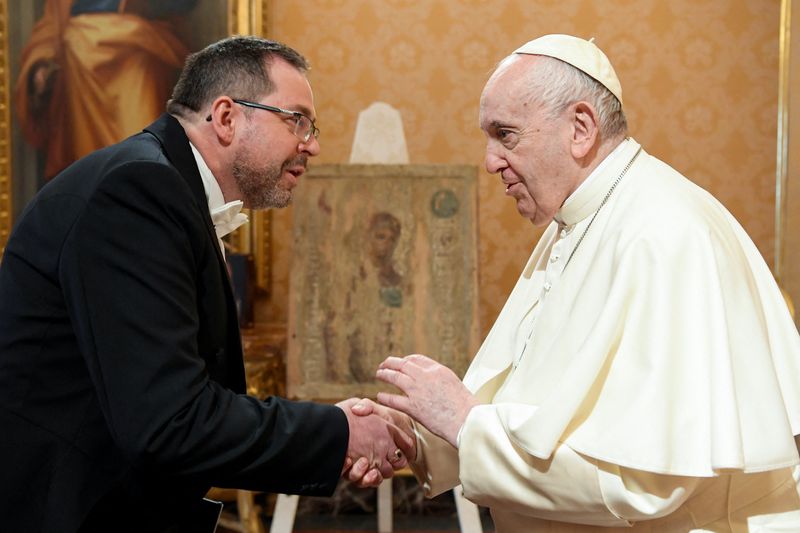 Pope Francis meets with Ukraine’s ambassador to the Vatican, Andriy