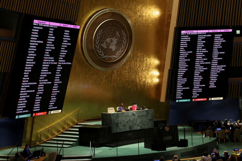 FILE PHOTO: U.N. General Assembly emergency special session, in New