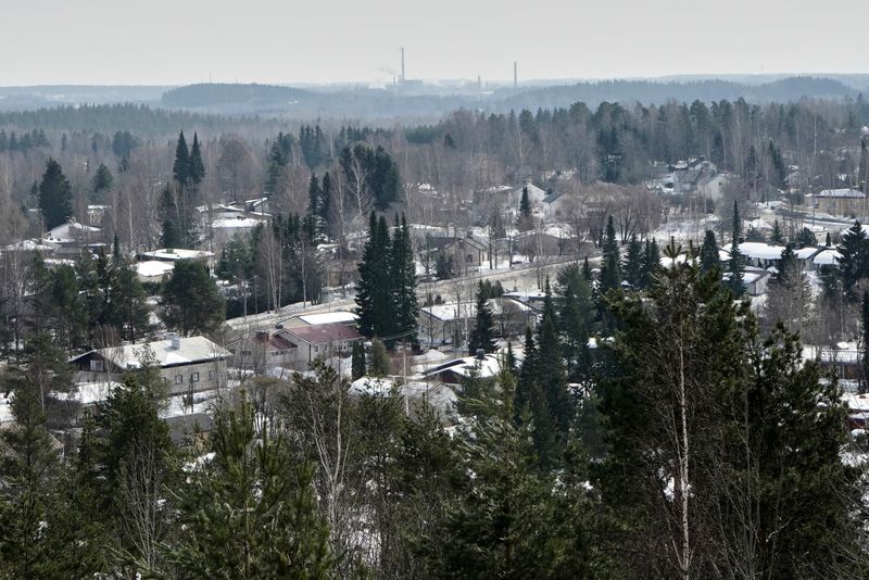Finnish-Russian border crossing in Imatra