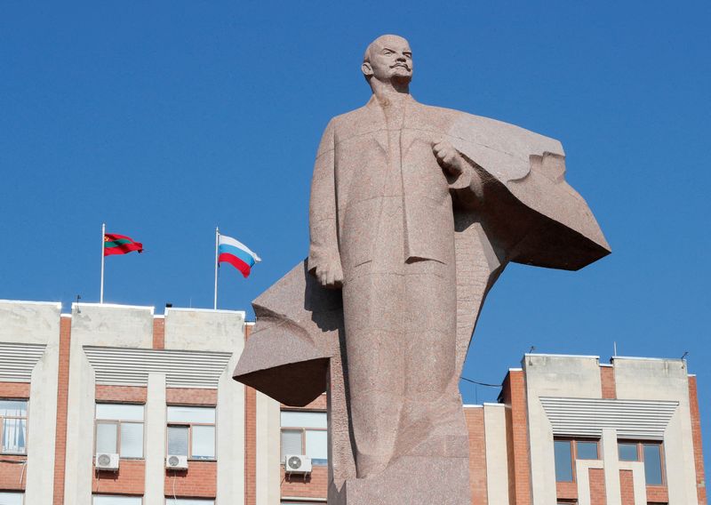 FILE PHOTO: A statue of communist leader Lenin is seen