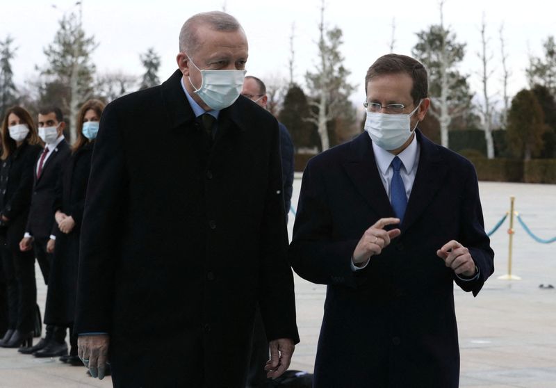 Israeli President Herzog visits Ankara