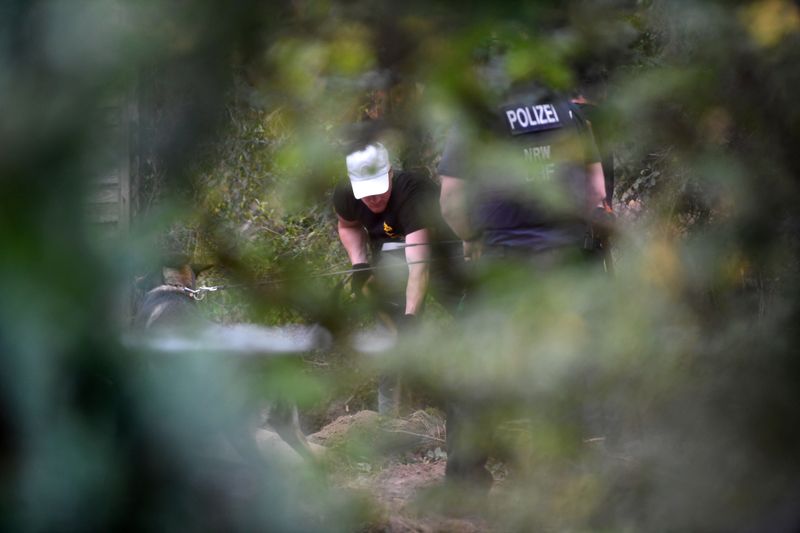 FILE PHOTO: Police started digging in an allotment area near
