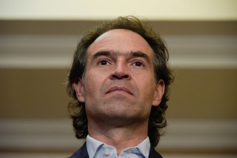 Colombian center-right presidential candidate Federico Gutierrez of the government’s Coalition