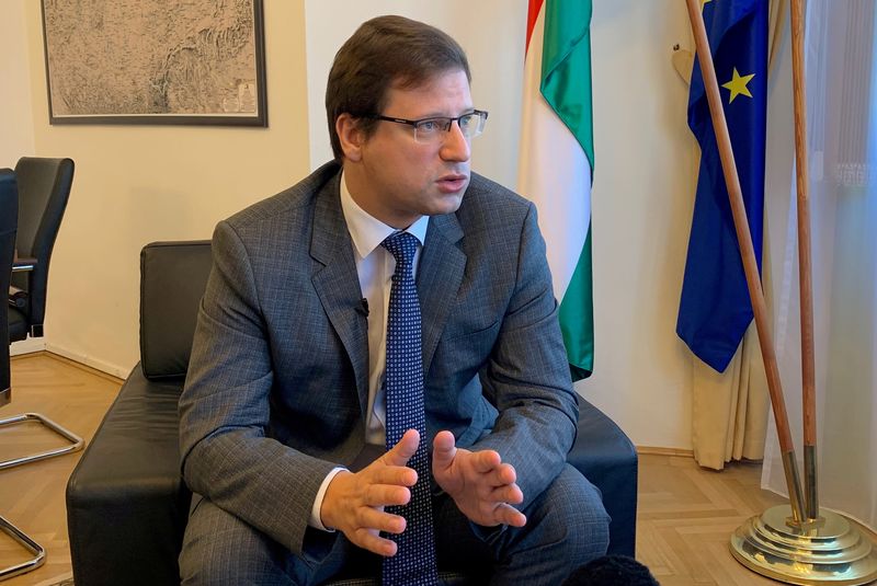 FILE PHOTO: Gergely Gulyas, Hungarian Prime Minister Viktor Orban’s chief
