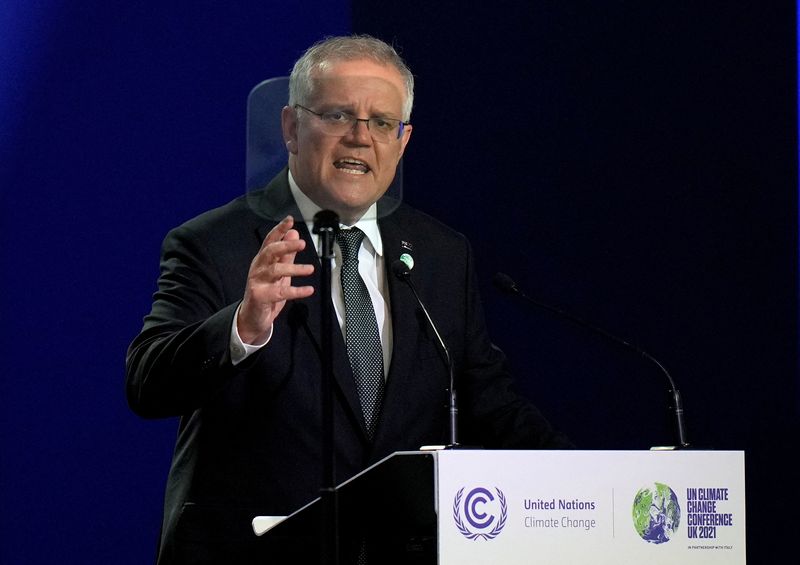 FILE PHOTO: Australia PM Morrison at COP26