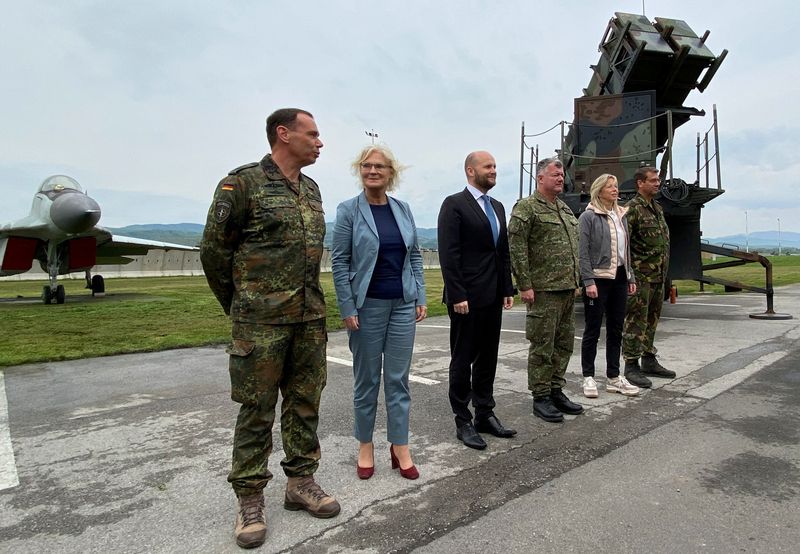 German Defence Minister Christine Lambrecht visits Sliac air base in