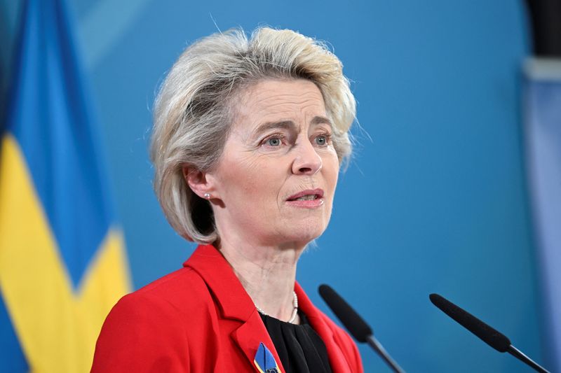 FILE PHOTO – Sweden’s Prime Minister Andersson and European Commission