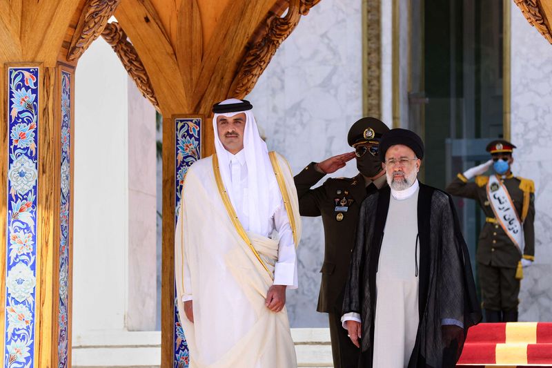 Qatari Emir Sheikh Tamim bin Hamad al-Thani visits Iran