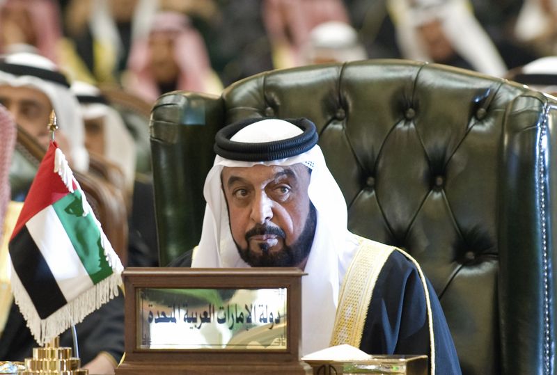 United Arab Emirates’ President Sheikh Khalifa bin Zayed al-Nahyan attends