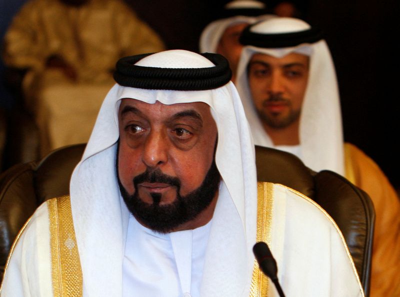 FILE PHOTO: United Arab Emirate President Sheikh Khalifa bin Zayed