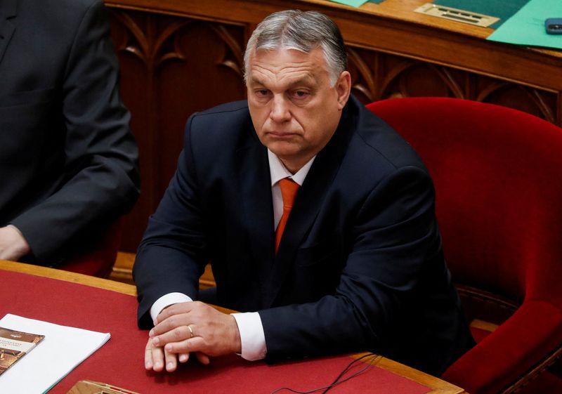Hungarian Prime Minister Orban attends the opening session of Hungary’s