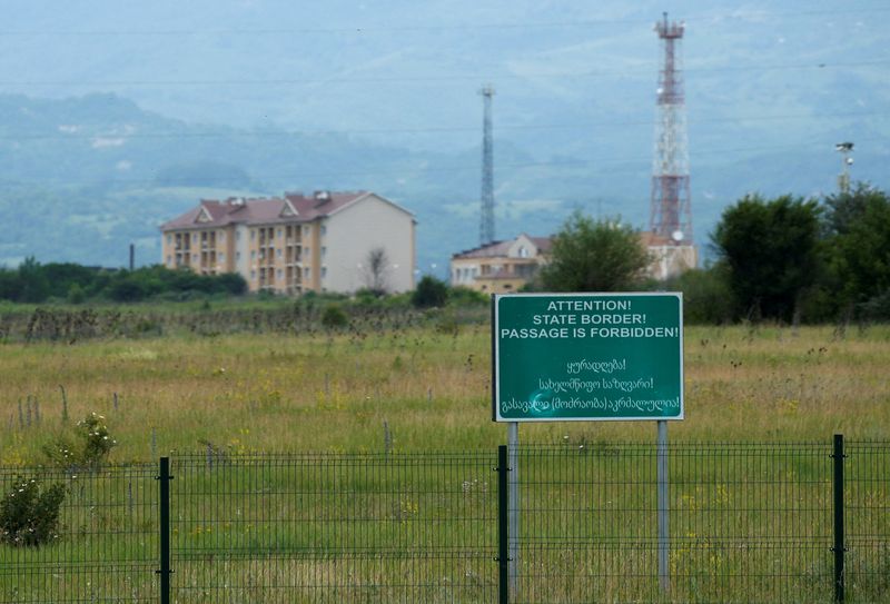 FILE PHOTO: Russian military base is seen at the de