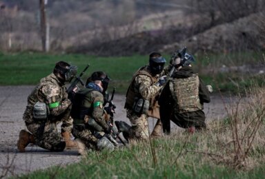 FILE PHOTO: Military training in Ukraine’s Sumy region
