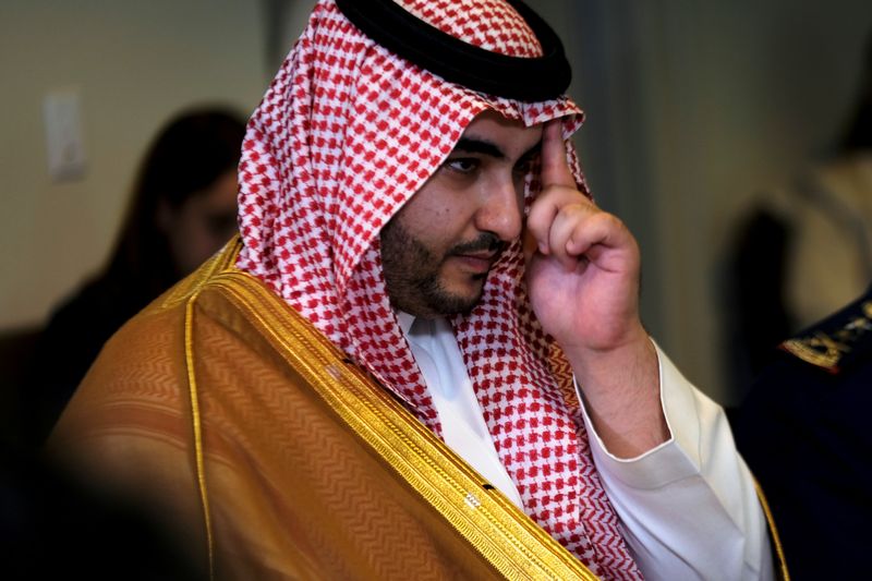 FILE PHOTO: Saudi Arabia’s Deputy Defense Minister Prince Khalid bin