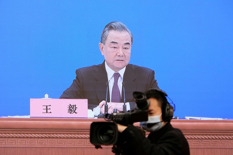 FILE PHOTO: Chinese State Councilor and Foreign Minister Wang Yi